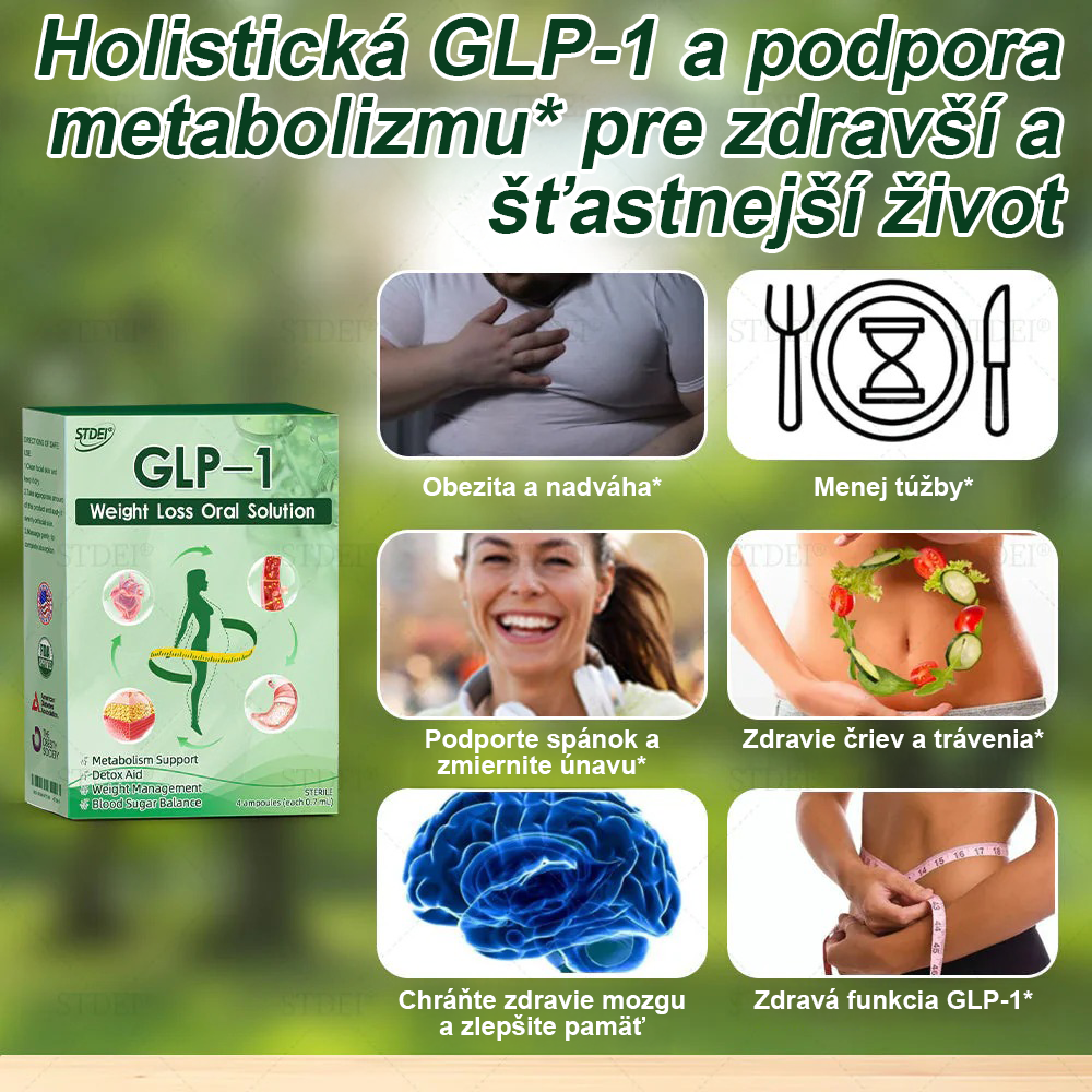 Odporúčané klinikou Mayo | Oficiálny obchod 👨⚕️STDEI® GLP-1 Perorálny roztok na chudnutie💥Obezita, kardiovaskulárne ochorenia, cukrovka, spánkové apnoe, problémy s kĺbmi a ďalšie