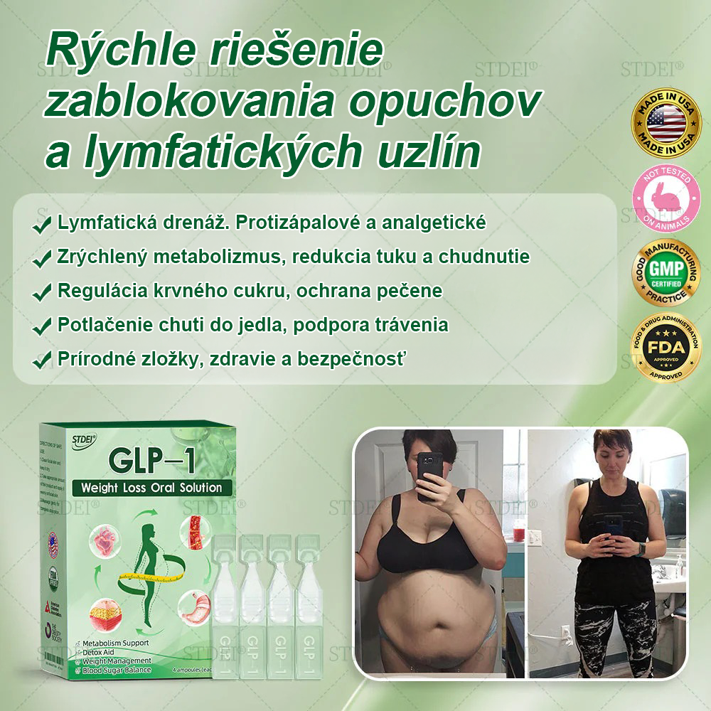 Odporúčané klinikou Mayo | Oficiálny obchod 👨⚕️STDEI® GLP-1 Perorálny roztok na chudnutie💥Obezita, kardiovaskulárne ochorenia, cukrovka, spánkové apnoe, problémy s kĺbmi a ďalšie