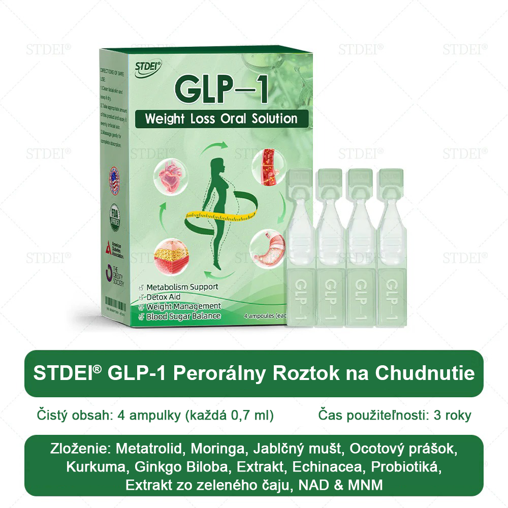Odporúčané klinikou Mayo | Oficiálny obchod 👨‍⚕️STDEI® GLP-1 Perorálny roztok na chudnutie💥Obezita, kardiovaskulárne ochorenia, cukrovka, spánkové apnoe, problémy s kĺbmi a ďalšie