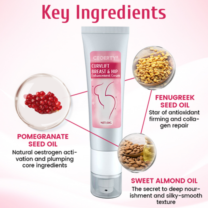 Krém na zväčšenie pŕs a bokov Ceoerty® CurvLift