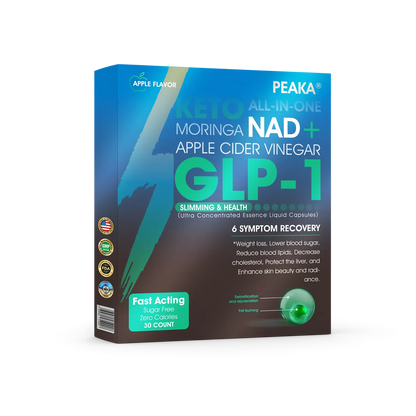 Oficiálny autorizovaný obchod PEAKA® GLP-1 Slimming & Health Ultra Concentrated Essence Liquid Pearls - NAD+ Moringa & ACV & Keto BHB (✅rýchly, dlhotrvajúci účinok, riešenie cukrovky, obezity a kardiovaskulárnych ochorení)