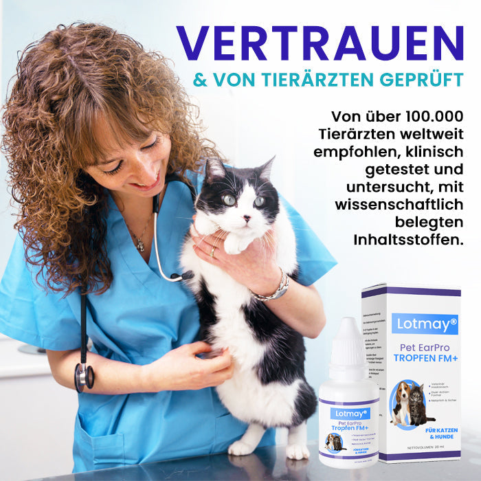 🏷️ EXKLUZÍVNA PONUKA! ZĽAVA 50 % | Lotmay® Pet EarPro kvapky do uší FM+