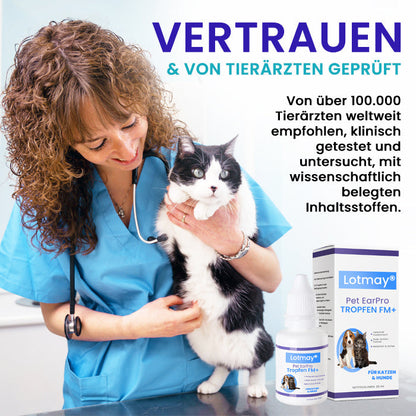 🏷️ EXKLUZÍVNA PONUKA! ZĽAVA 50 % | Lotmay® Pet EarPro kvapky do uší FM+