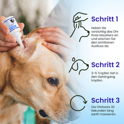 🏷️ EXKLUZÍVNA PONUKA! ZĽAVA 50 % | Lotmay® Pet EarPro kvapky do uší FM+